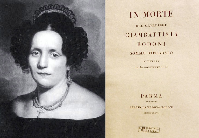 Signora Bodoni and dtitle page